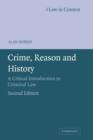 Image for Crime, Reason and History