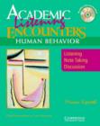 Image for Academic Encounters Human Behavior Student&#39;s Book with Audio CD