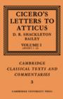Image for Cicero: Letters to Atticus: Volume 1, Books 1-2