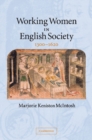 Image for Working Women in English Society, 1300–1620