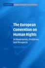 Image for The European Convention on Human Rights