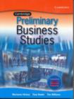 Image for Cambridge Business Studies Preliminary