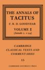 Image for The Annals of Tacitus: Volume 1, Annals 1.1-54