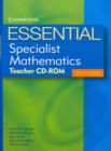 Image for Essential Specialist Mathematics Third Edition Teacher CD-Rom
