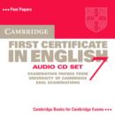 Image for Cambridge First Certificate in English 7 Audio CD Set : Level 7