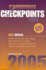 Image for Cambridge Checkpoints VCE Media 2005