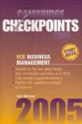 Image for Cambridge Checkpoints VCE Business Management 2005