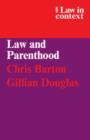 Image for Law and Parenthood