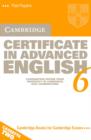 Image for Cambridge Certificate in Advanced English : Examination Papers from the University of Cambridge ESOL Examinations