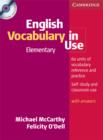 Image for English Vocabulary in Use Elementary Book and CD-ROM