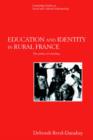 Image for Education and identity in rural France  : the politics of schooling