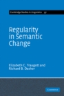 Image for Regularity in Semantic Change
