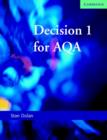 Image for Decision 1 for AQA