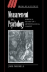 Image for Measurement in psychology  : critical history of a methodological concept