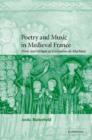 Image for Poetry and Music in Medieval France