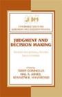 Image for Judgment and decision making  : an interdisciplinary reader