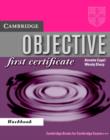 Image for Objective: First certificate workbook
