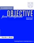 Image for Objective: First certificate teacher&#39;s book