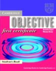 Image for Objective: First Certificate Student&#39;s book