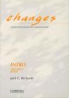 Image for Changes  : English for international communication: INTRO teacher&#39;s book