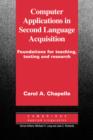 Image for Computer applications in second language acquisition