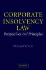 Image for Corporate insolvency law  : perspectives and principles