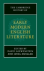 Image for The Cambridge History of Early Modern English Literature