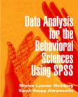 Image for Data Analysis for the Behavioral Sciences Using SPSS