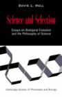 Image for Science and Selection