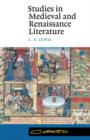 Image for Studies in Medieval and Renaissance Literature