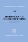 Image for Arithmetic of Quadratic Forms
