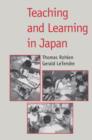 Image for Teaching and learning in Japan