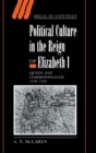 Image for Political culture in the reign of Elizabeth I  : Queen and Commonwealth 1558-1585