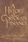 Image for A history of corporate finance