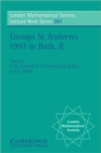 Image for Groups St Andrews 1997 in Bath2