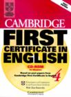 Image for Cambridge First Certificate in English CD-ROM : Based on Past Papers from Cambridge First Certificate in English 4 Examination Papers from the University of Cambridge Local Examinations Syndicate