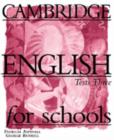 Image for Cambridge English for schools: Tests three