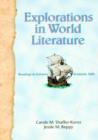 Image for Explorations in world literature  : readings to enhance academic skills