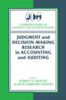 Image for Judgment and Decision-Making Research in Accounting and Auditing