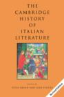 Image for The Cambridge History of Italian Literature