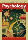 Image for The Cambridge dictionary of psychology