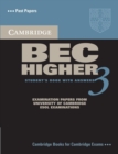 Image for Cambridge BEC Higher 3 Student&#39;s Book with Answers