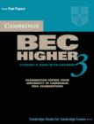 Image for Cambridge BEC Higher 3 Self Study Pack