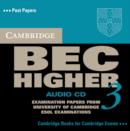 Image for Cambridge BEC Higher 3 Audio CD