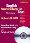 Image for English Vocabulary in Use Elementary Network CD-ROM (30 users)