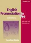 Image for English Pronunciation in Use Elementary Book and Audio Cassette Set