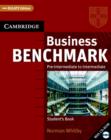 Image for Business Benchmark Pre-Intermediate to Intermediate Student&#39;s Book with CD ROM BULATS Edition