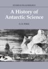 Image for A history of Antarctic science