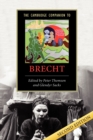 Image for The Cambridge companion to Brecht