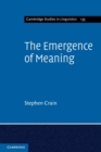 Image for The Emergence of Meaning